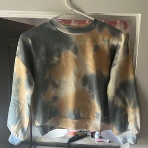 girls tie dye sweatshirt